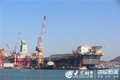 山东烟台 海事部门全力保障“海上石油工厂”出运安全